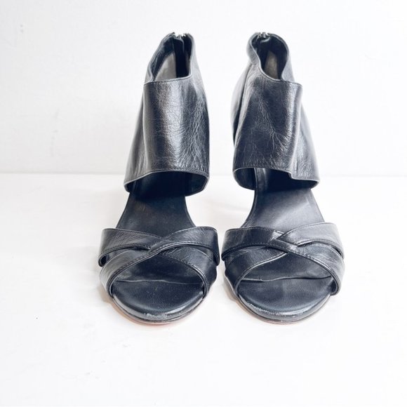 Cole Haan Black Leather Heels - Picture 2 of 6